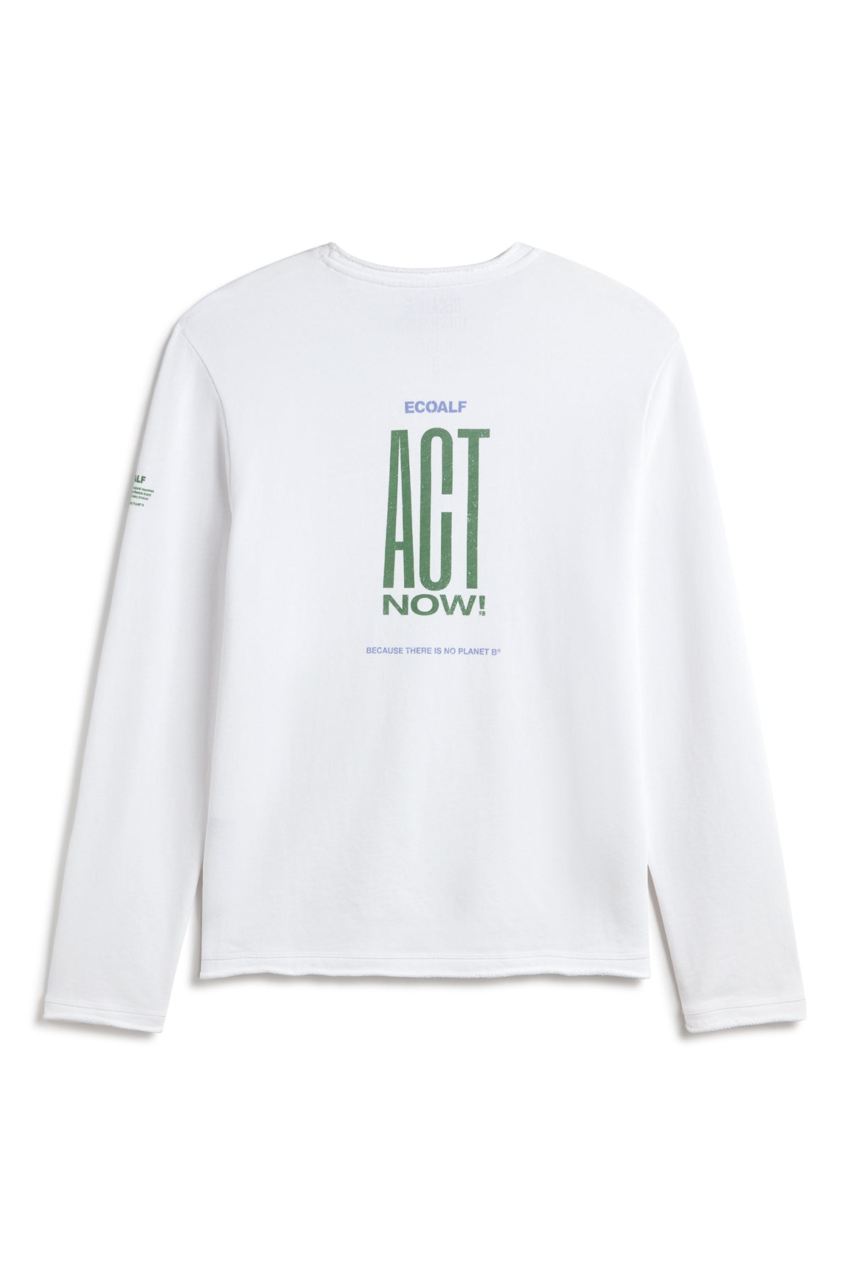 CAMISETA DE MANGA LARGA ACT BLANCA