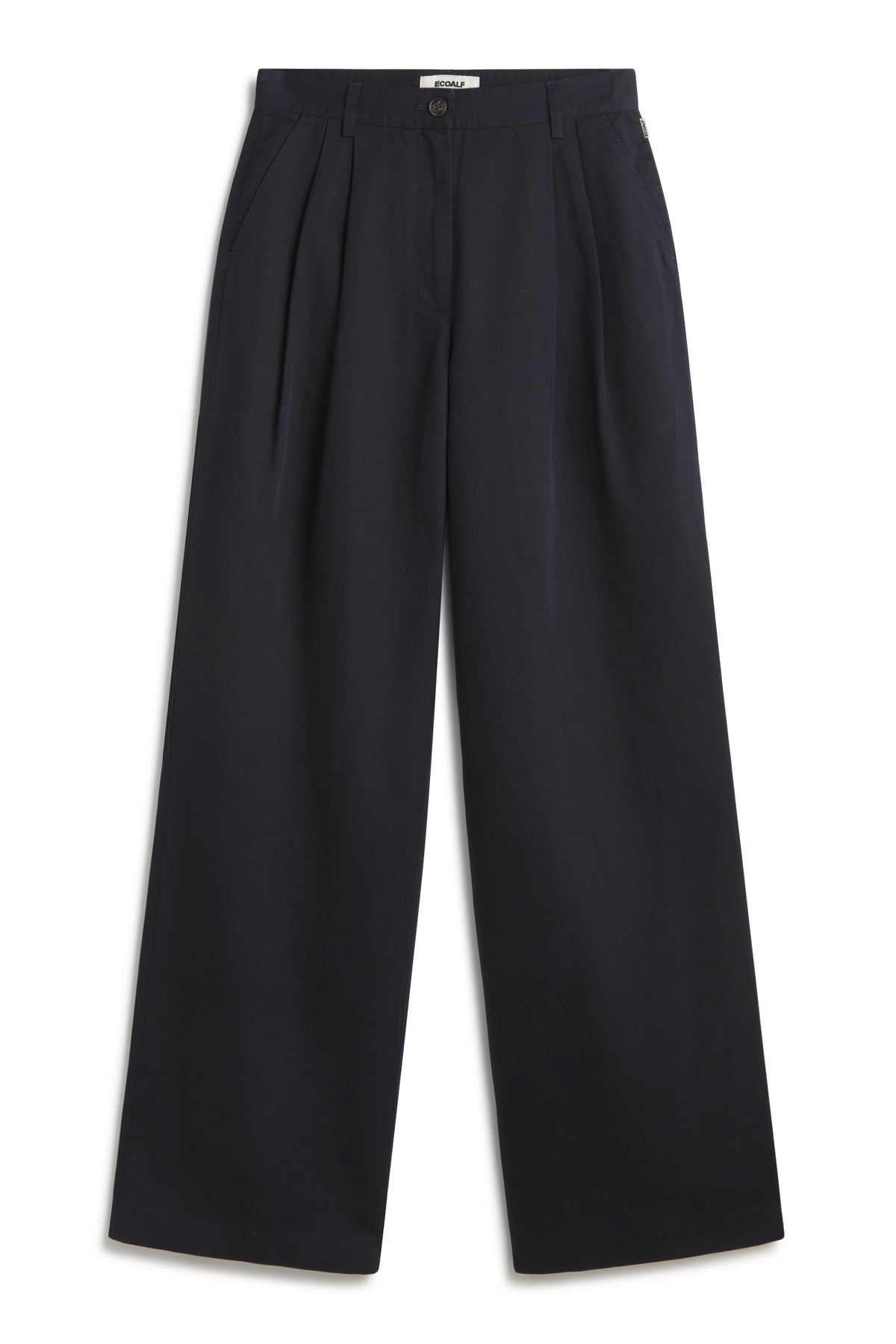 PANTALON EN LIN MIEL BLEU MARINE