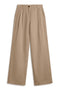 PANTALON EN LIN MIEL BEIGE