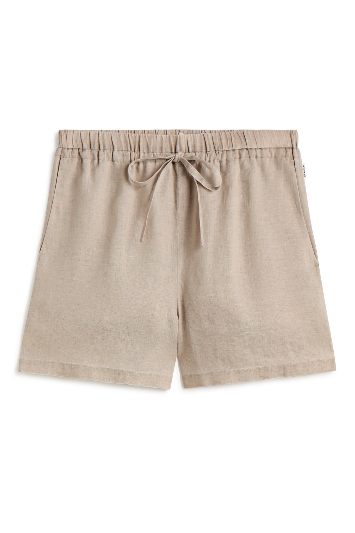 SHORTS DE LINO YERA BEIGE