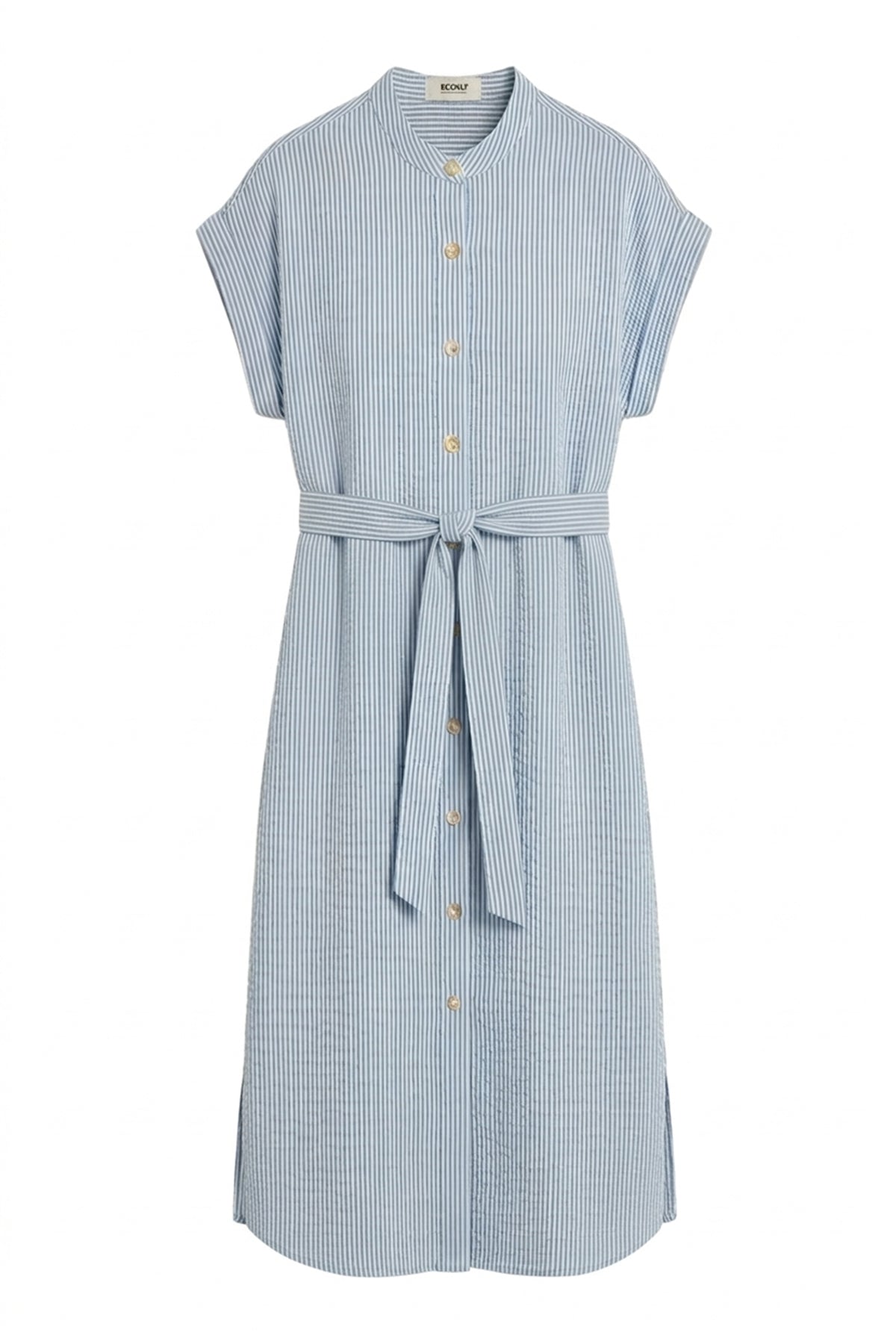 VESTIDO AMATISTA RAYAS AZUL