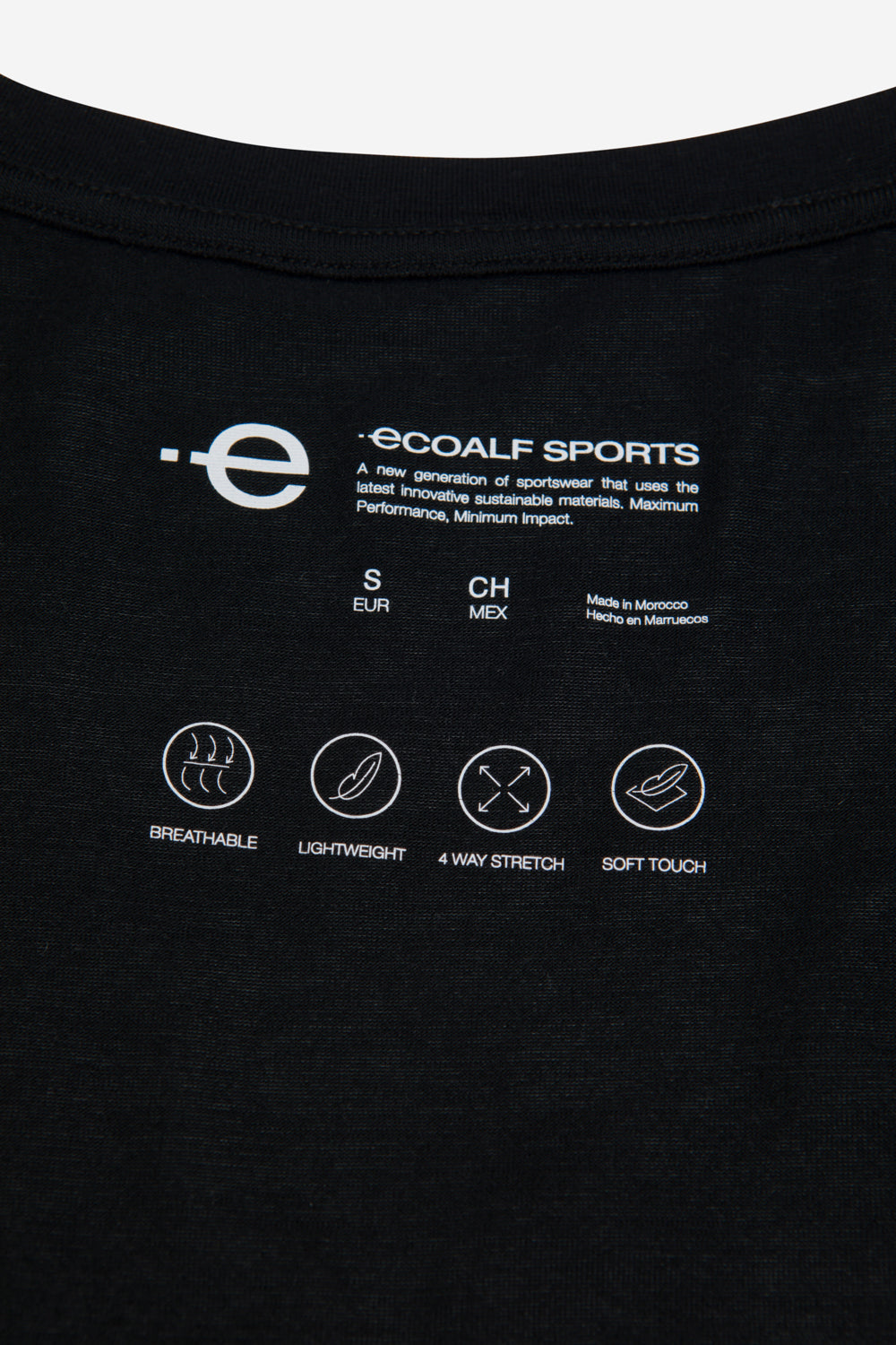 T-SHIRT BALANCE AMED NOIR