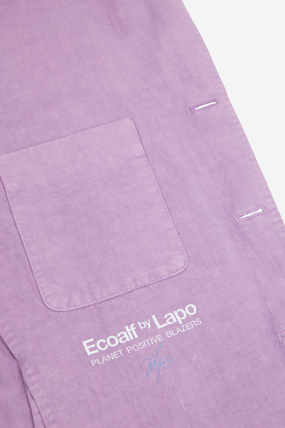 BLAZER LAPO AUS LAVENFELDFARBENEM HANF