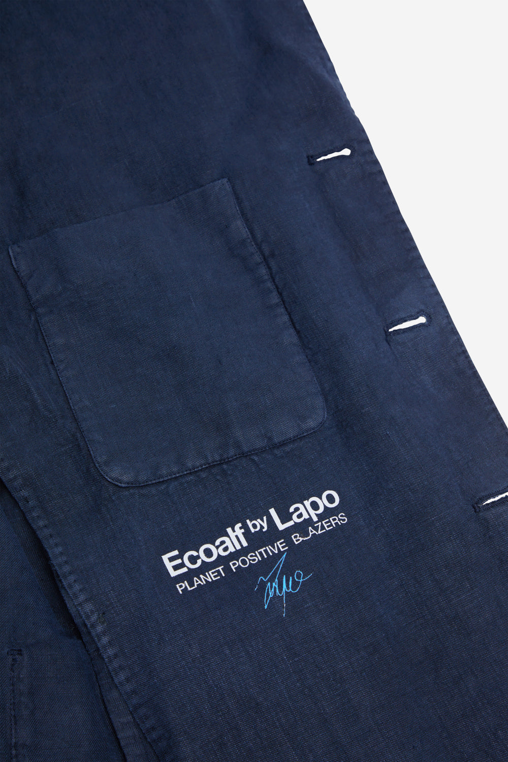 BLAZER LAPO AUS MARINEBLAUEM HANF