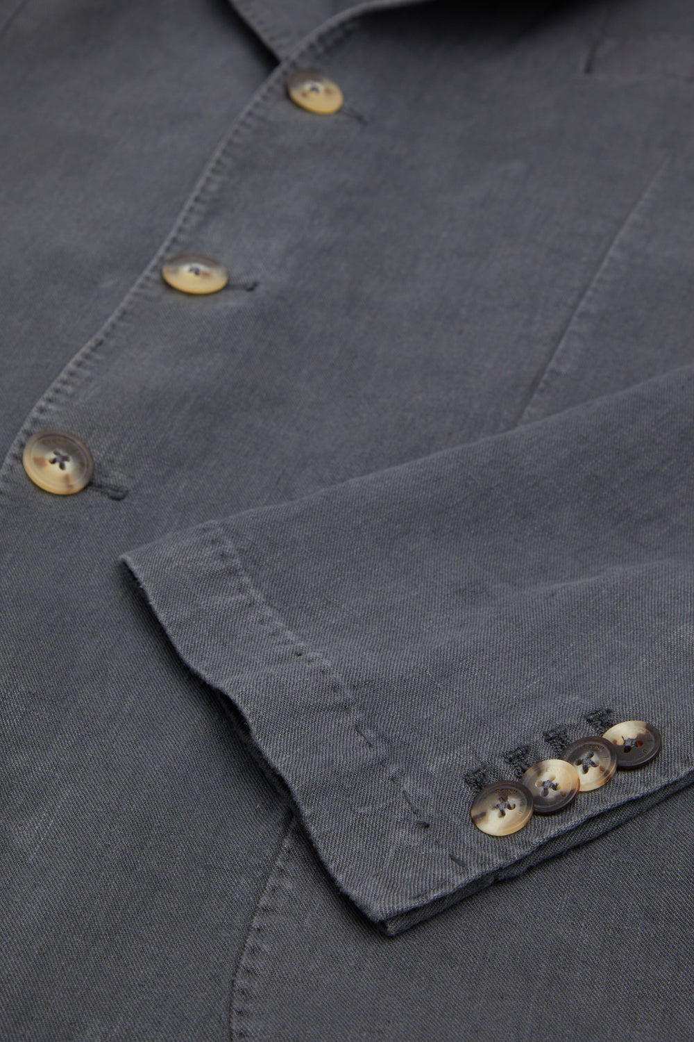 LAPO BLAZER IN DARK GREY HEMP