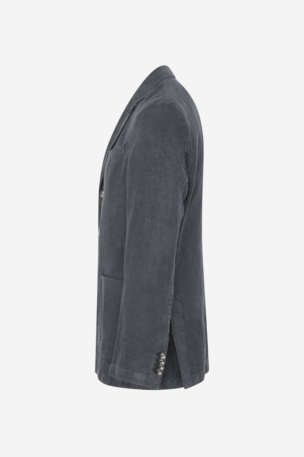 LAPO BLAZER IN DARK GREY HEMP