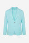 LAPO BLAZER IN TURQUOISE HEMP