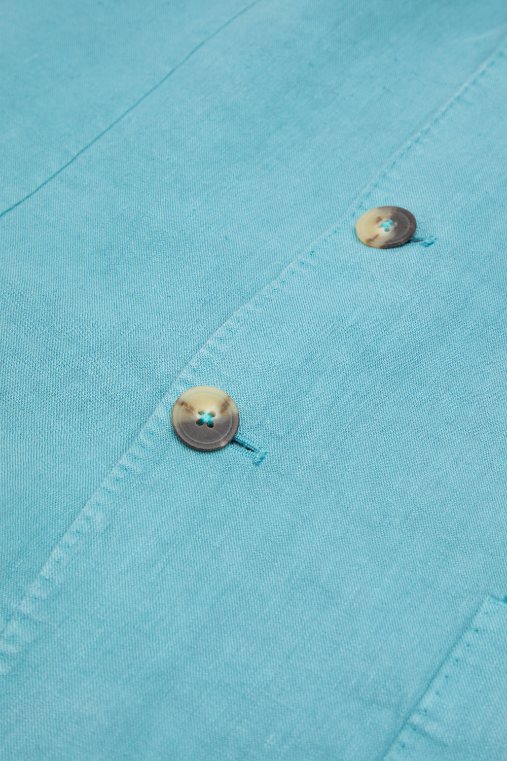 LAPO BLAZER IN AQUA GREEN HEMP