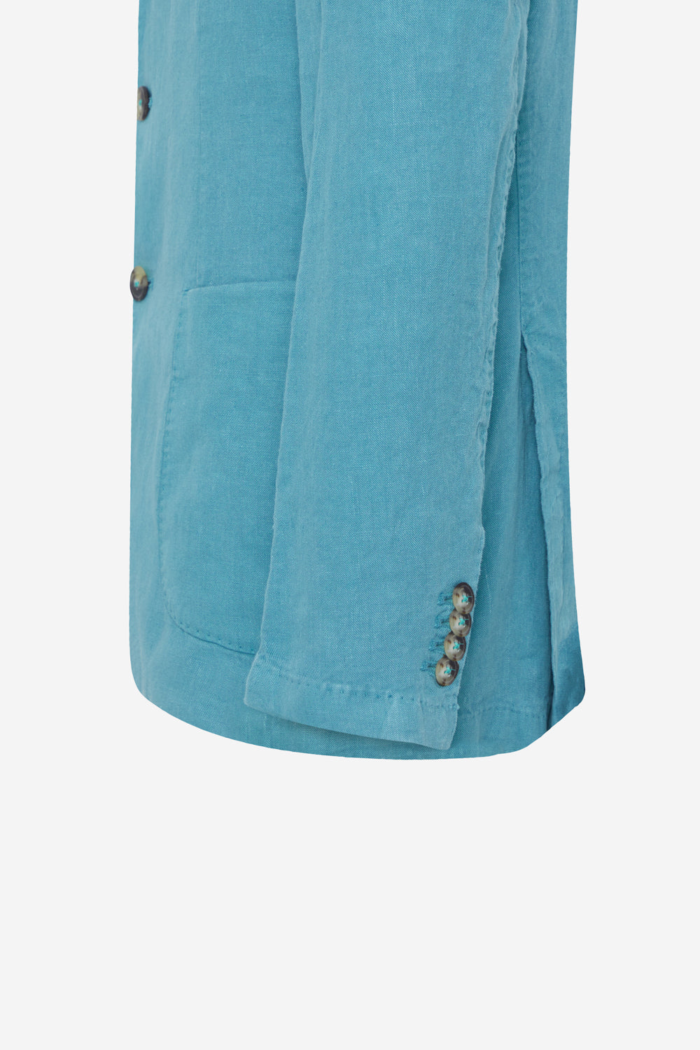 LAPO BLAZER IN AQUA GREEN HEMP