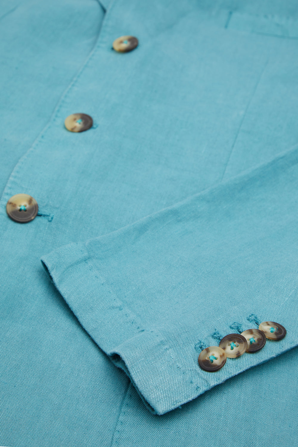 LAPO BLAZER IN AQUA GREEN HEMP