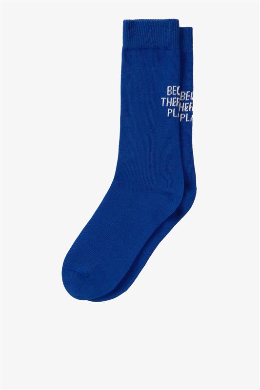 CHAUSSETTES BROAD BLEUES UNISEXES