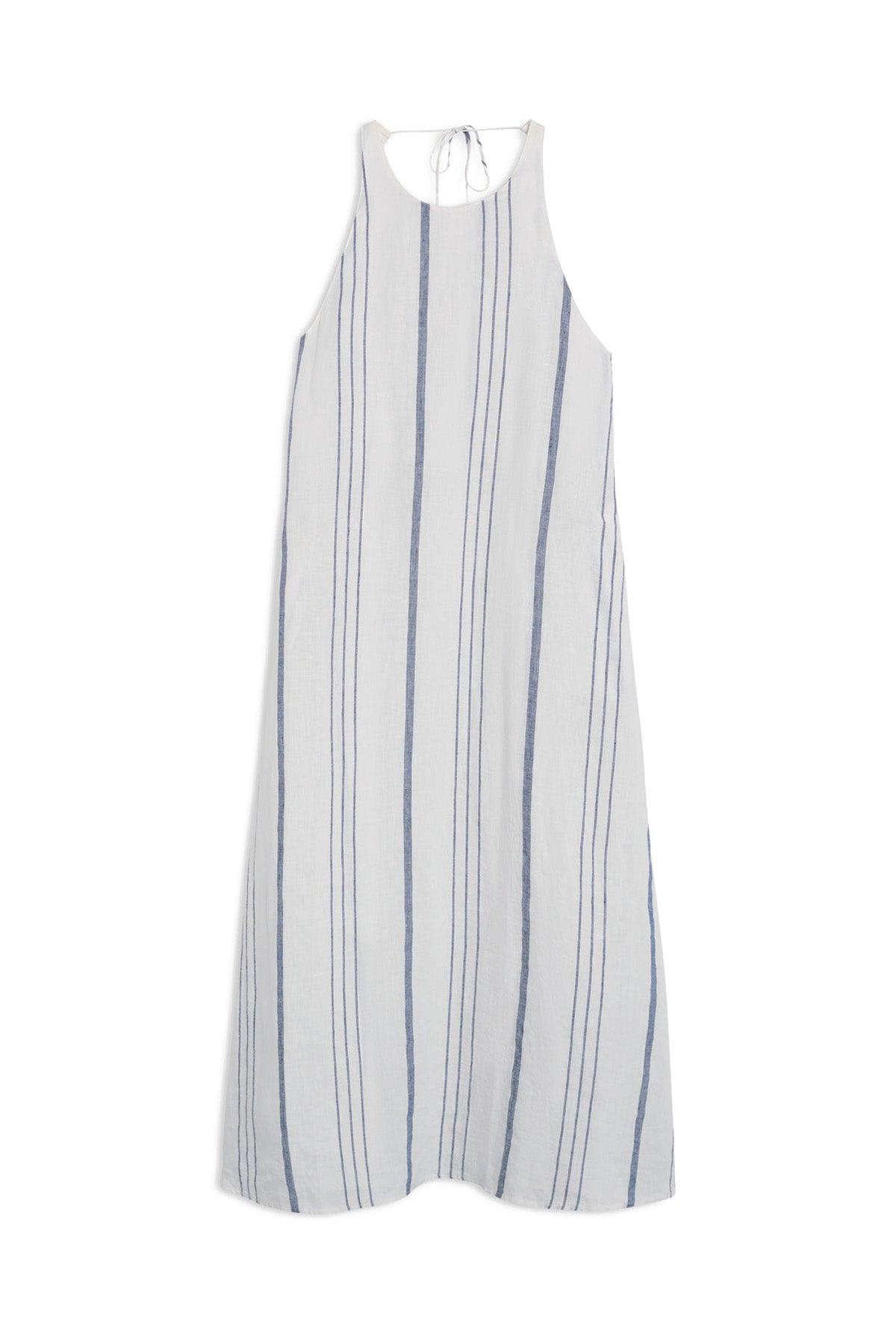 VESTIDO DE RAYAS CROME BLANCO