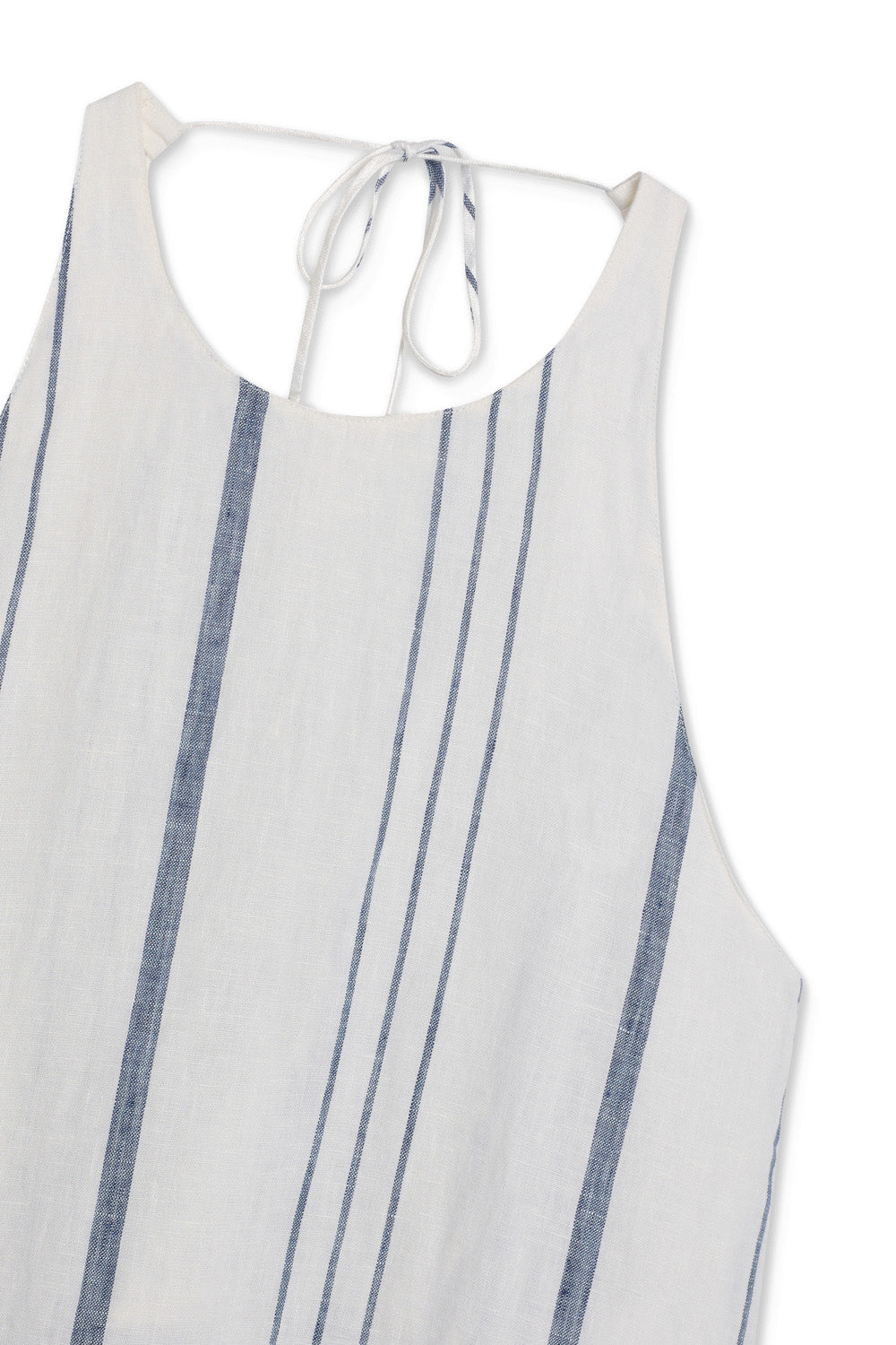 VESTIDO DE RAYAS CROME BLANCO
