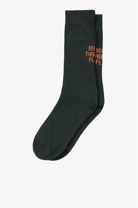 CHAUSSETTES BROAD VERTES UNISEXES