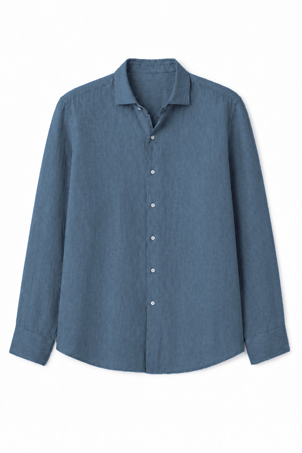 CHEMISE ALFREDO EN LIN BLEU