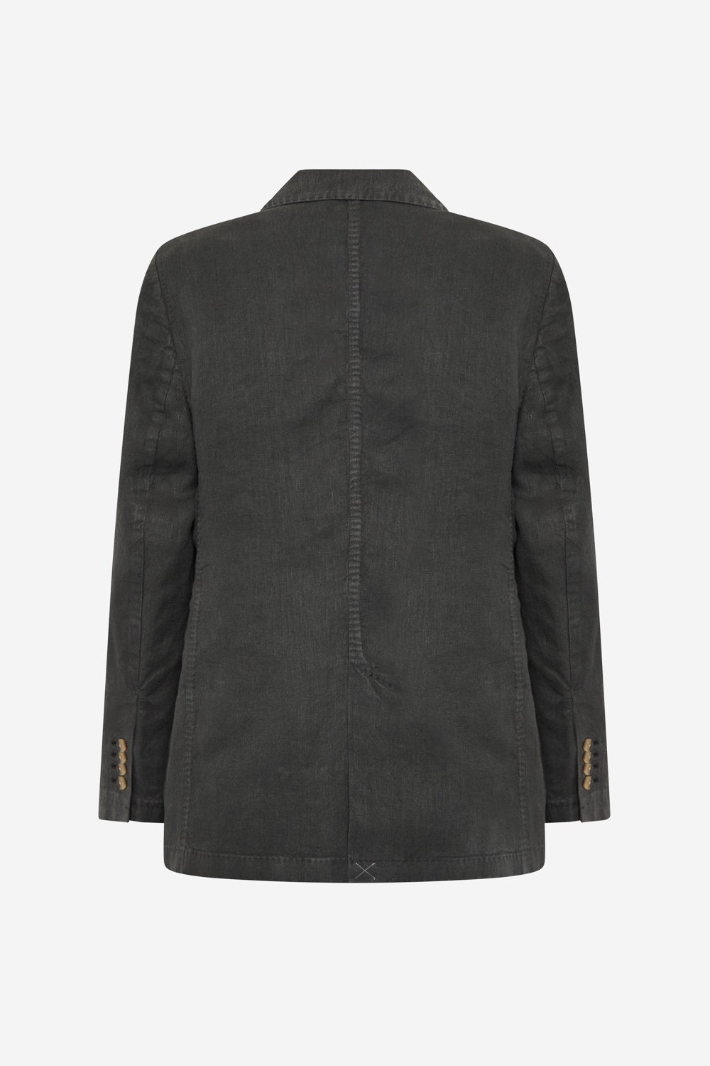 BLAZER HOJA GRIGIO SCURO IN CANAPA