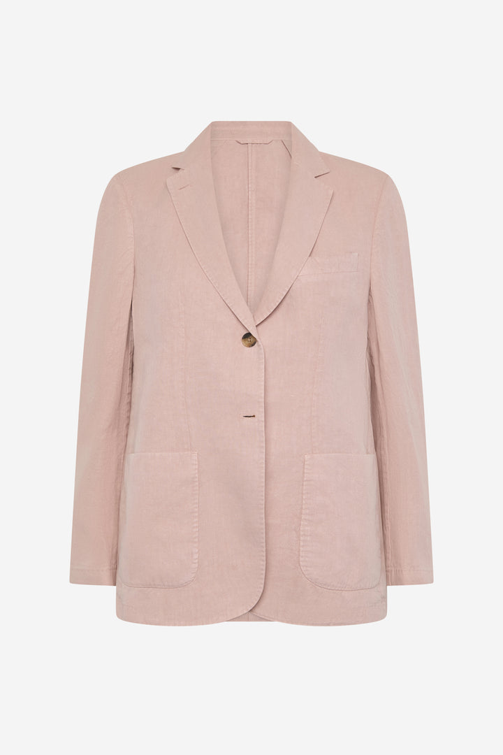 BLAZER HOJA CÁÑAMO ROSA