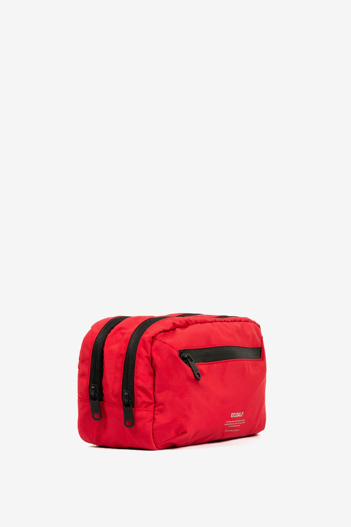 RED OSLO TOILETRY BAG