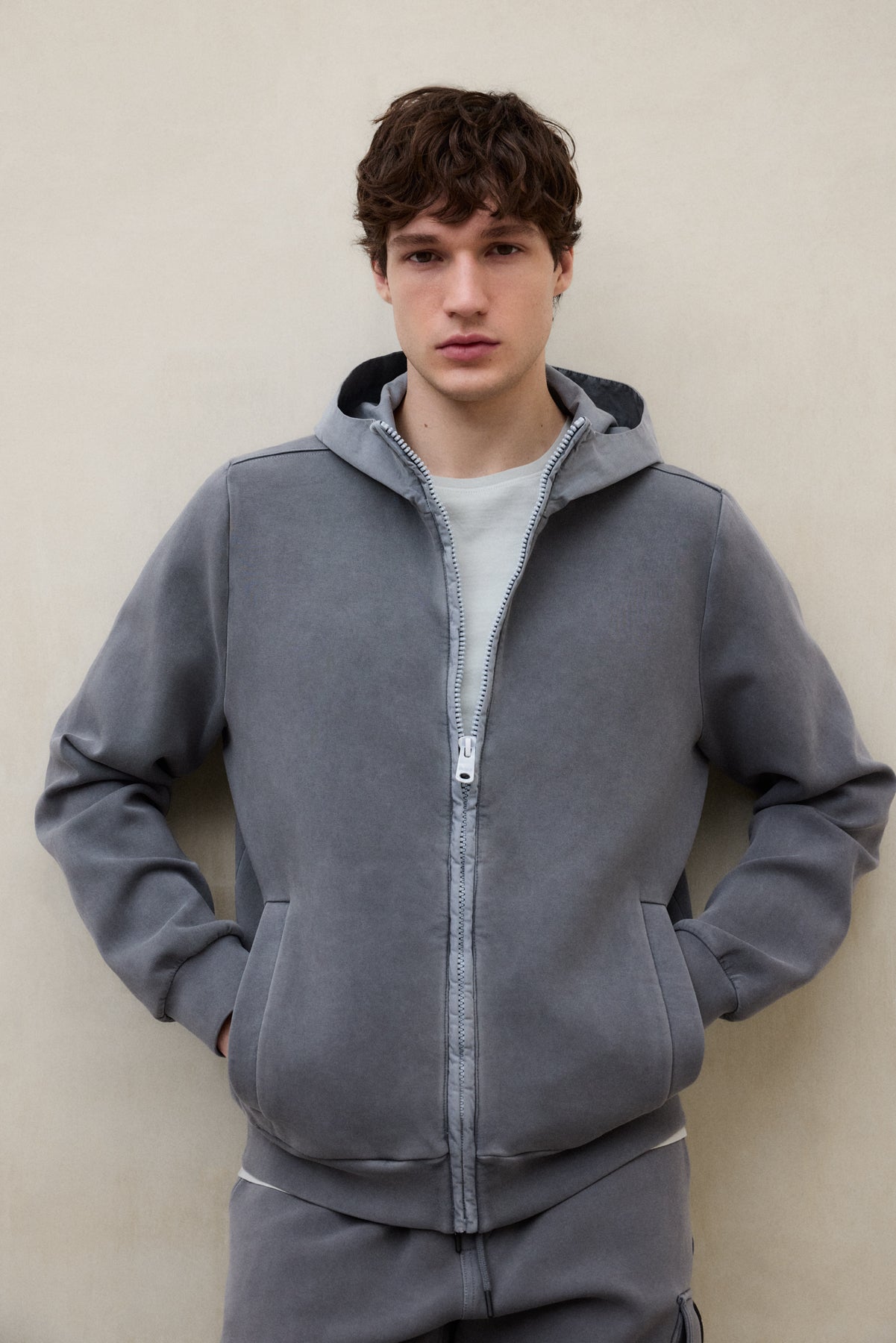 NEOPREN-SWEATSHIRT DYLAN DUNKELGRAU