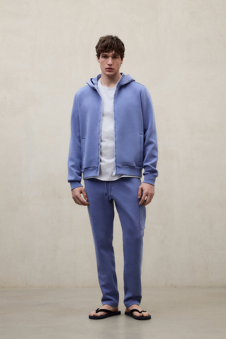 NEOPREN-SWEATSHIRT DYLAN BLAU