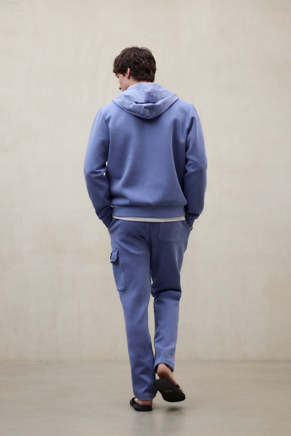 DYLAN BLUE NEOPRENE SWEATSHIRT