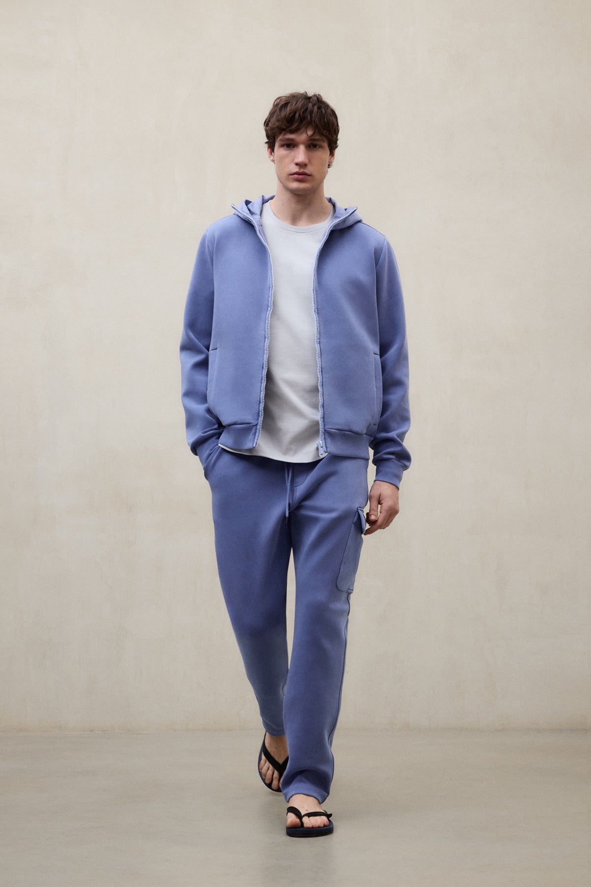 NEOPREN-SWEATSHIRT DYLAN BLAU
