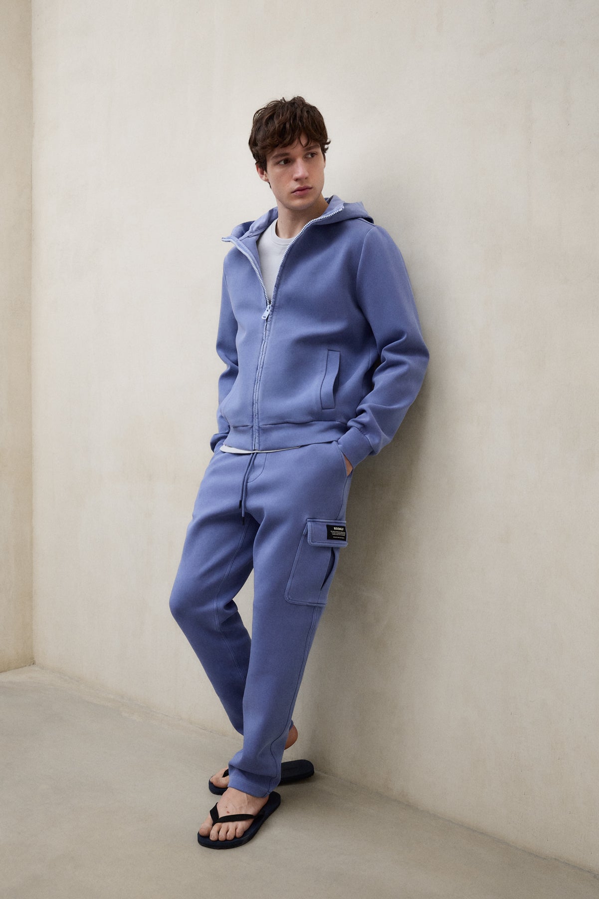 NEOPREN-SWEATSHIRT DYLAN BLAU