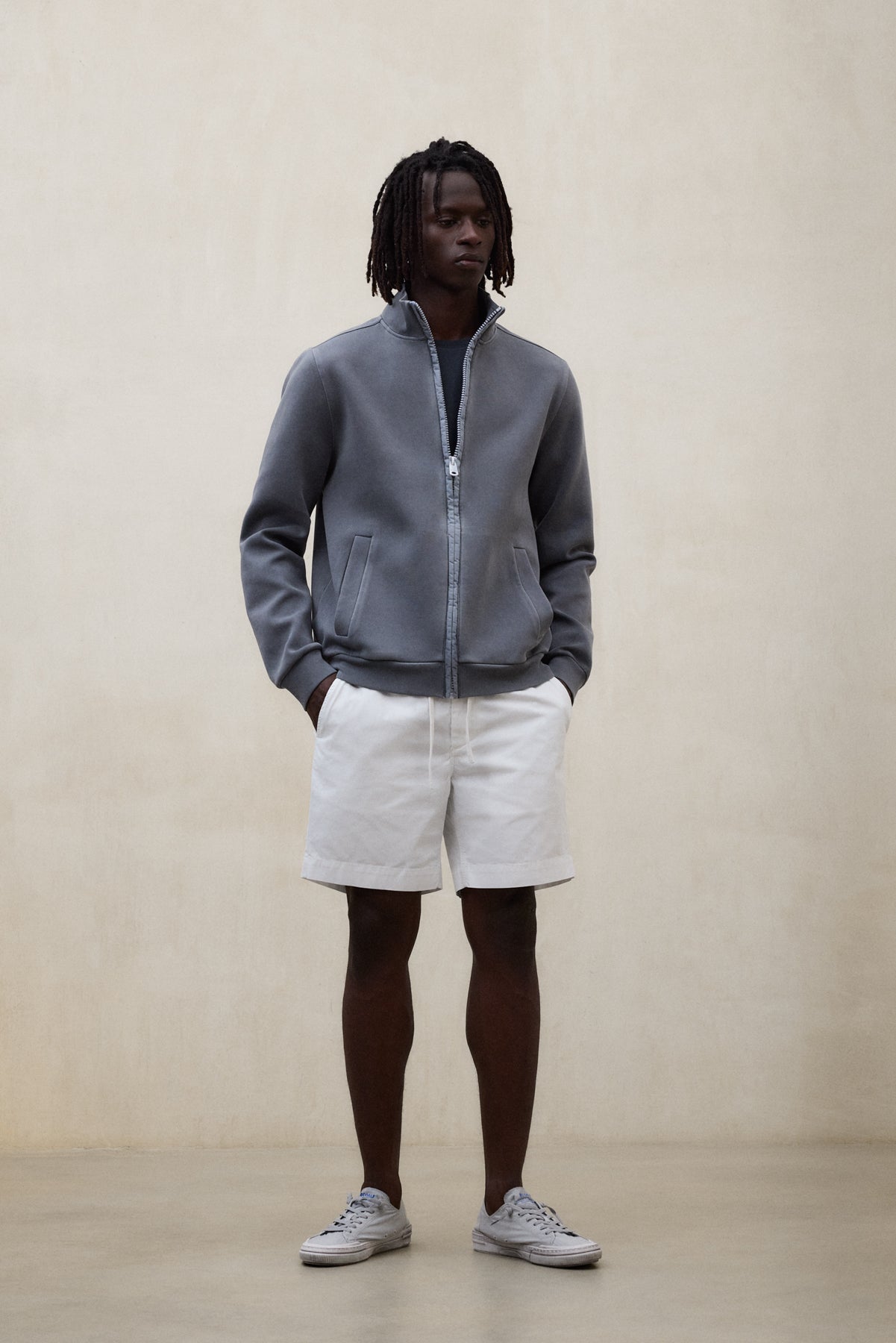 GUS DARK GREY NEOPRENE JACKET