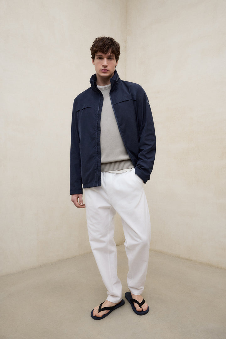 CHAQUETA BENI AZUL MARINO