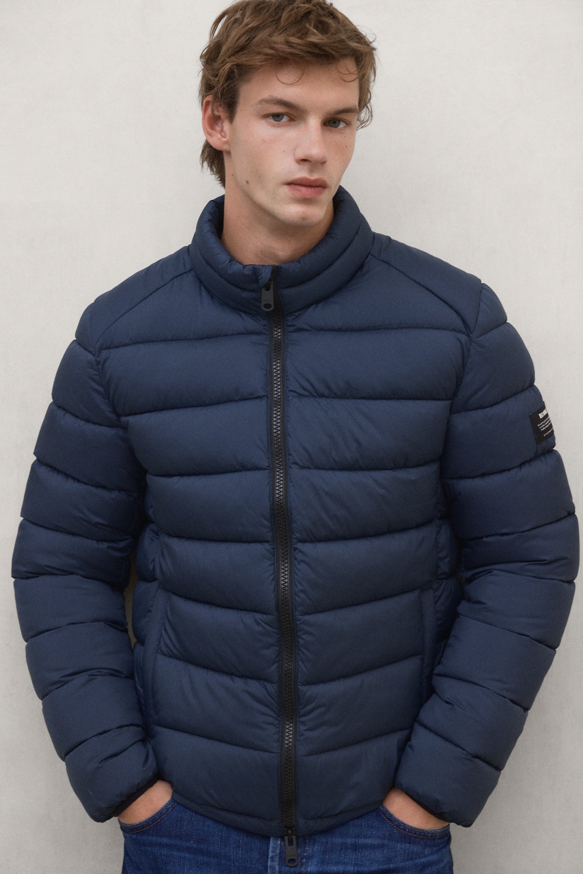 BERET-JACKE BLAU