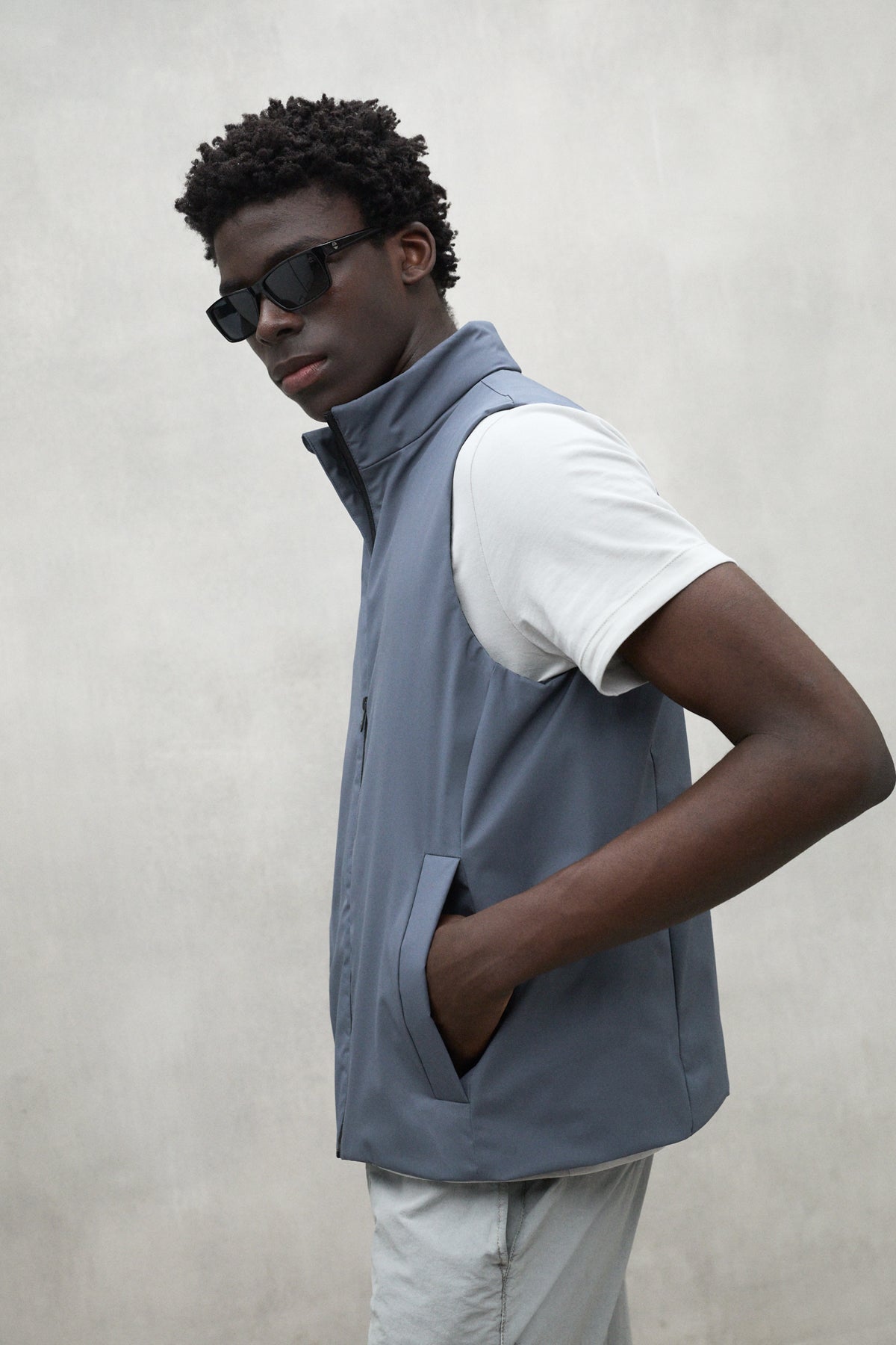 GILET TEIDE GRIS
