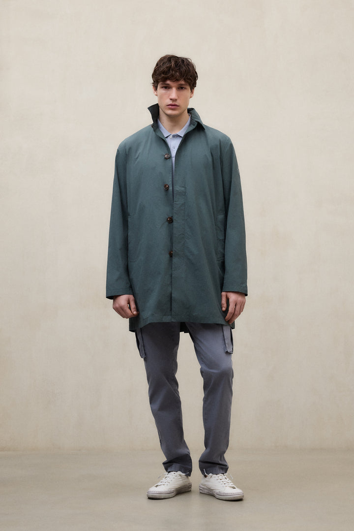 GABARDINA PACKABLE VESTAL VERDE