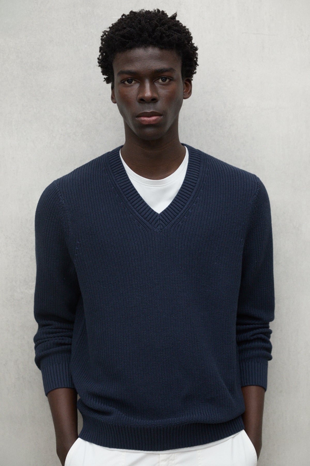 PULLOVER FICUS DUNKELBLAU