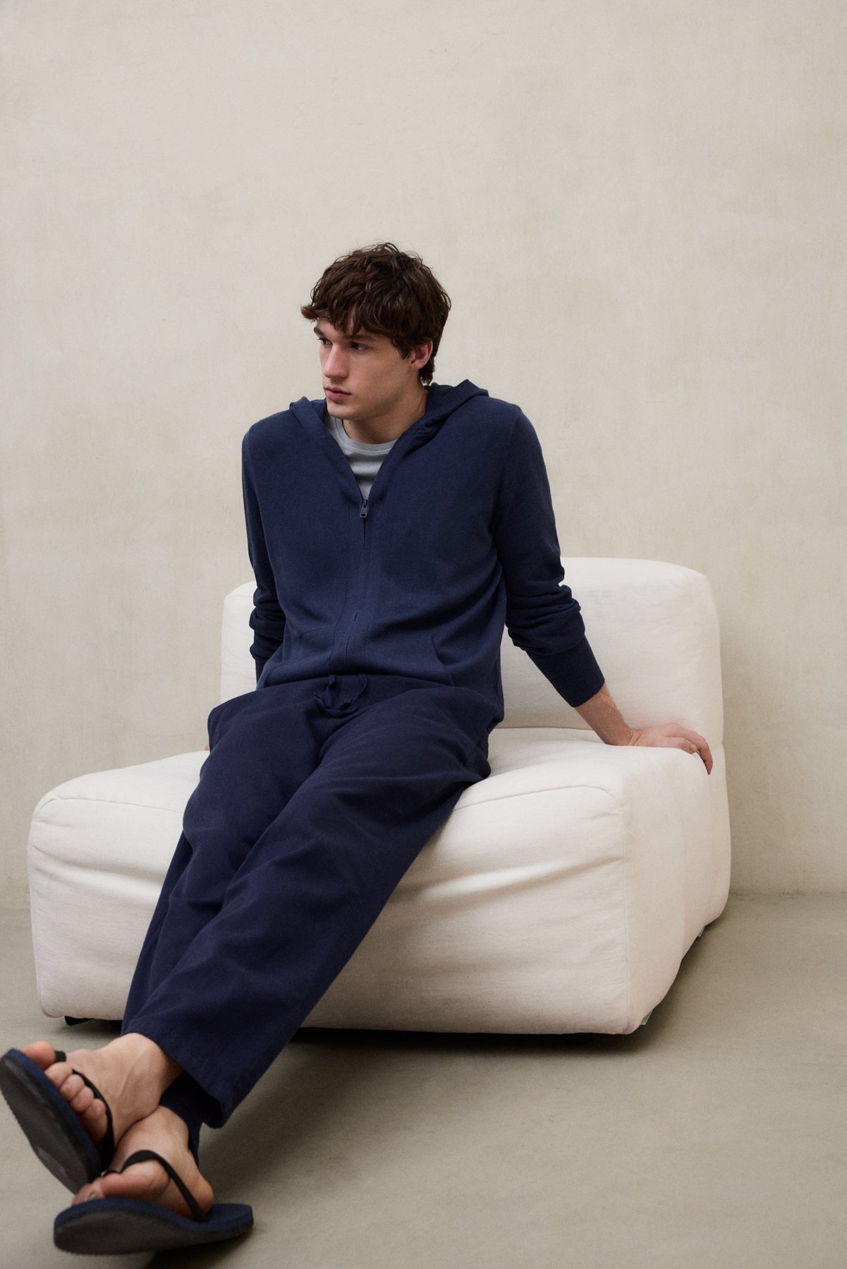 PULLOVER KIRKIA MARINEBLAU