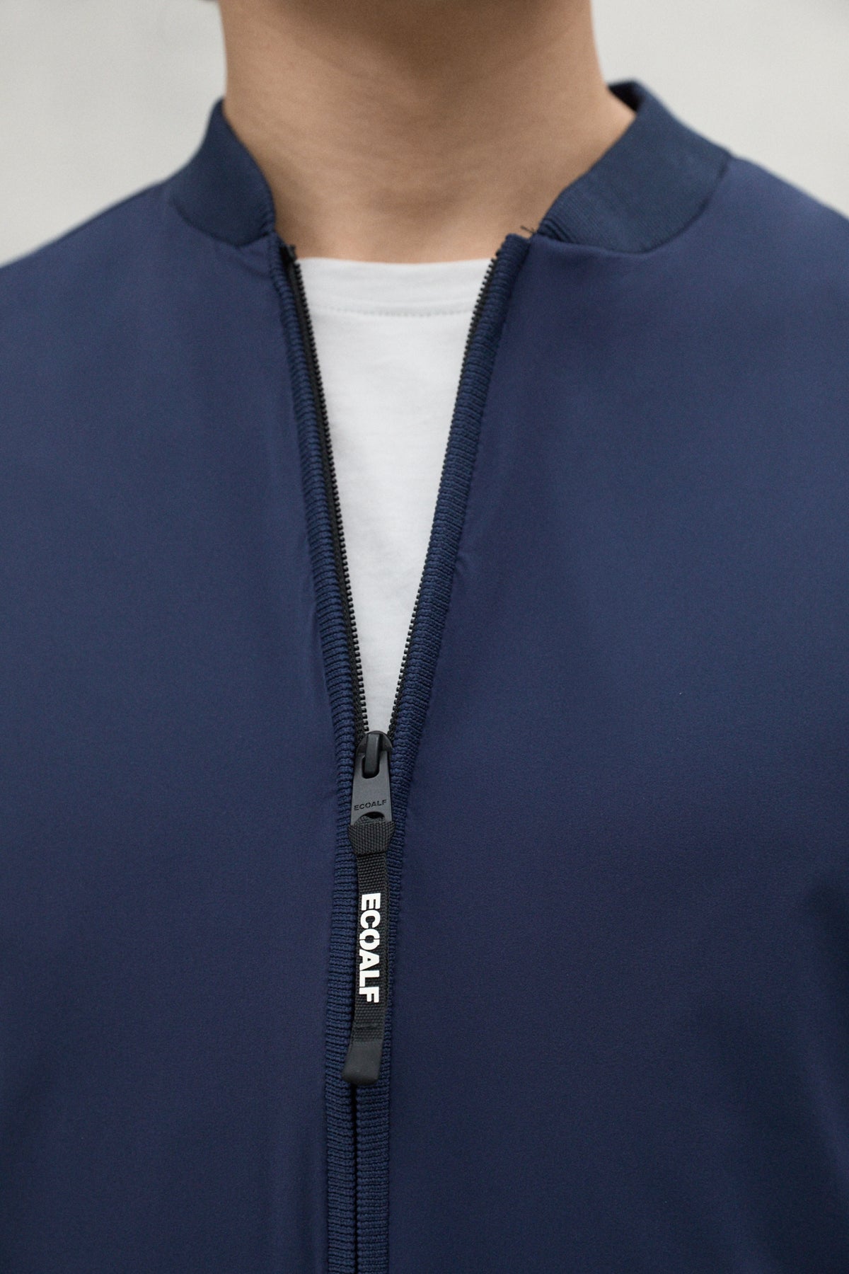 NAVY BLUE KOBUS KNITTED JACKET