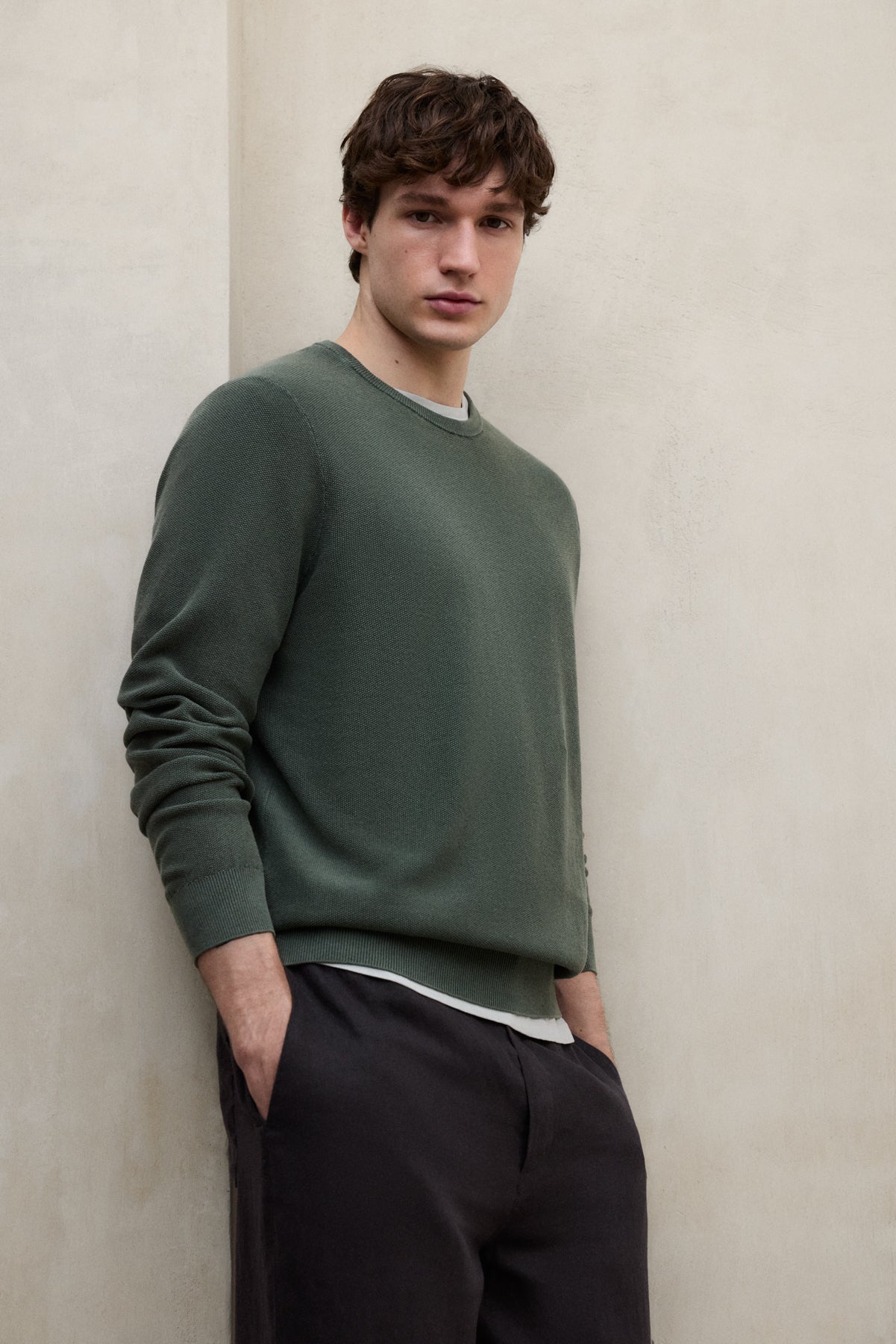 PULL NARANJO VERT
