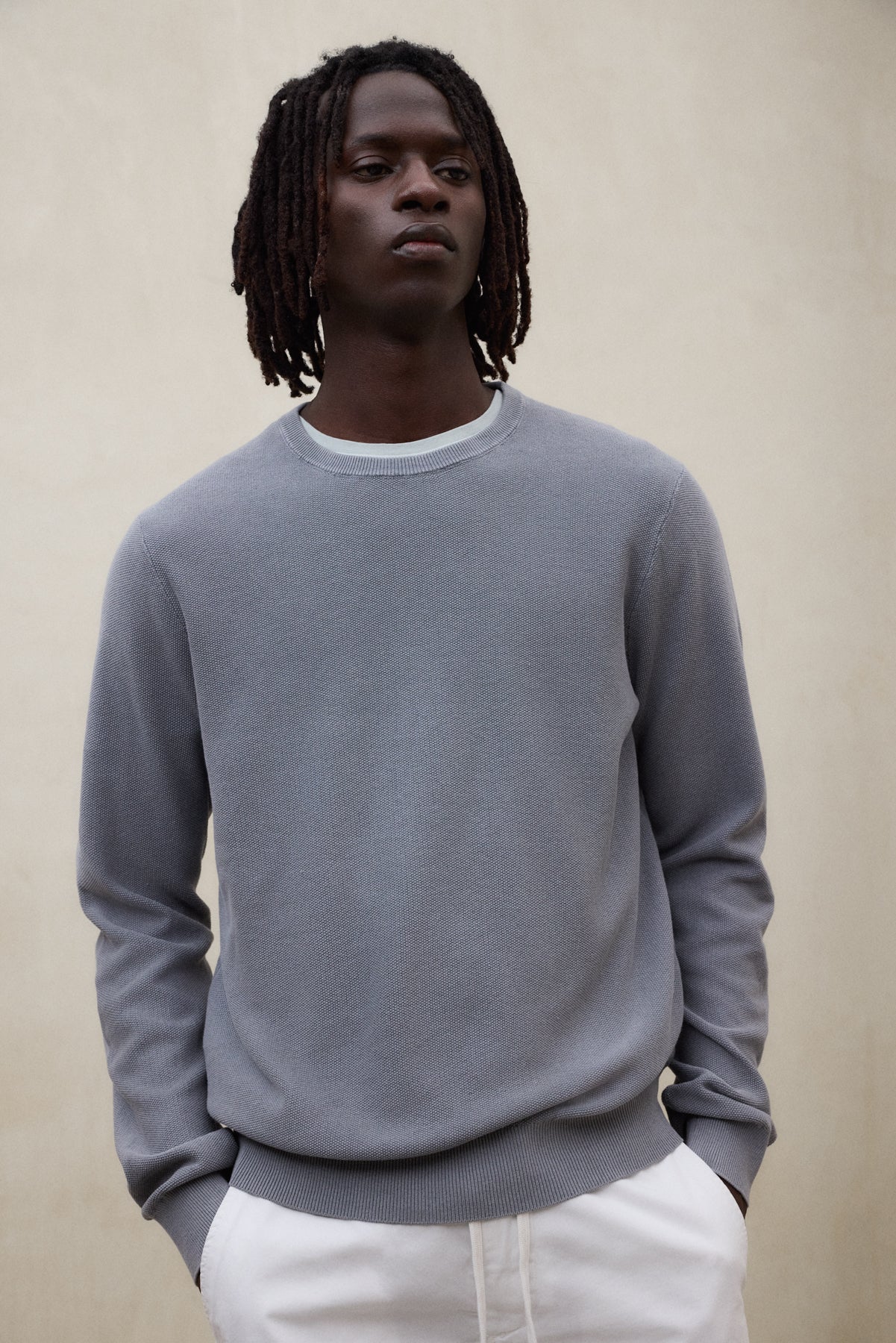 PULLOVER NARANJO GRAU