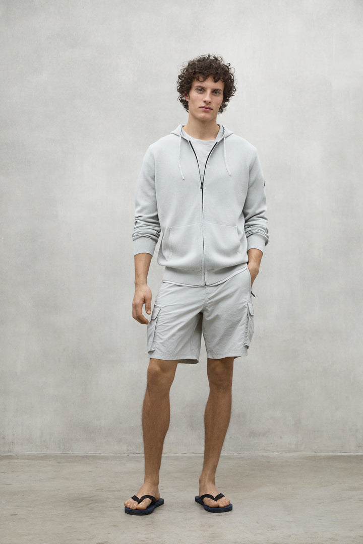 PULLOVER OLIVO HELLGRAU