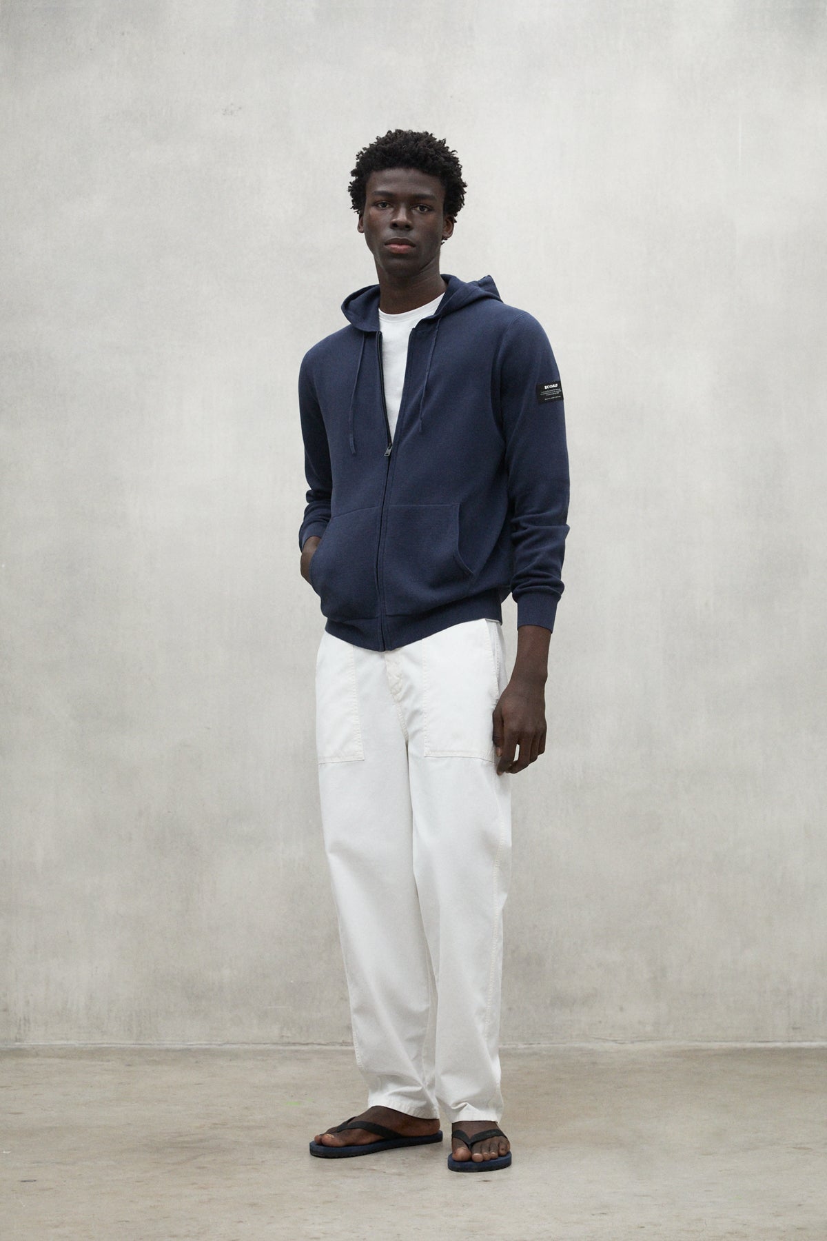 MAGLIONE OLIVO BLU NAVY