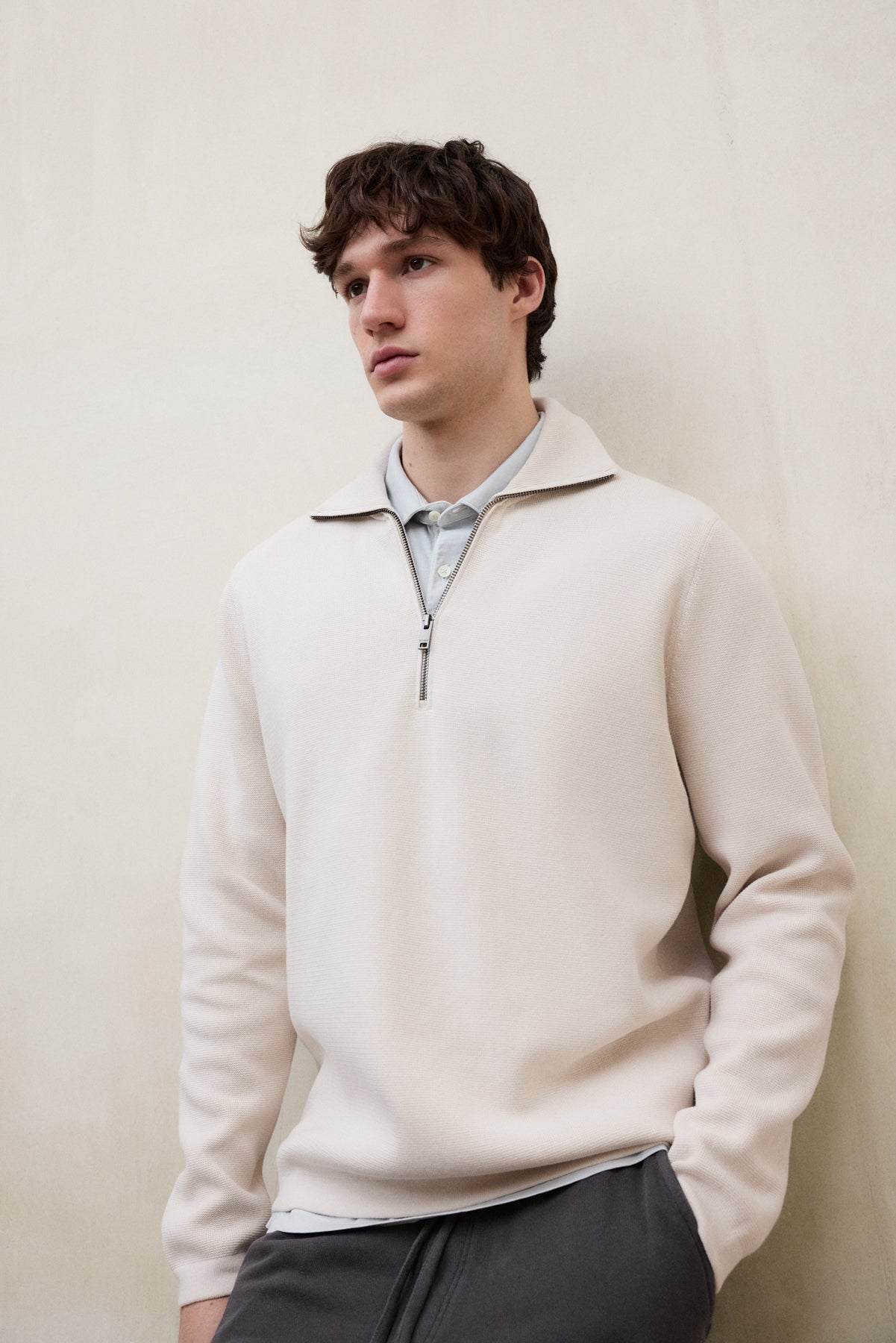 BEIGE PENTI SWEATER