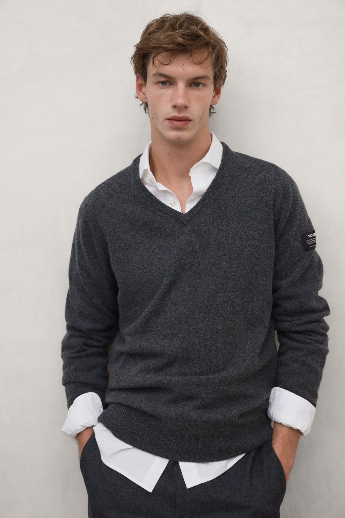 JERSEY VALLE GRIS OSCURO CON ETIQUETA