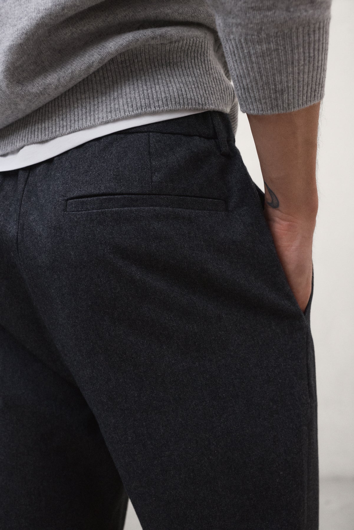 PANTALON BAFI GRIS FONCÉ
