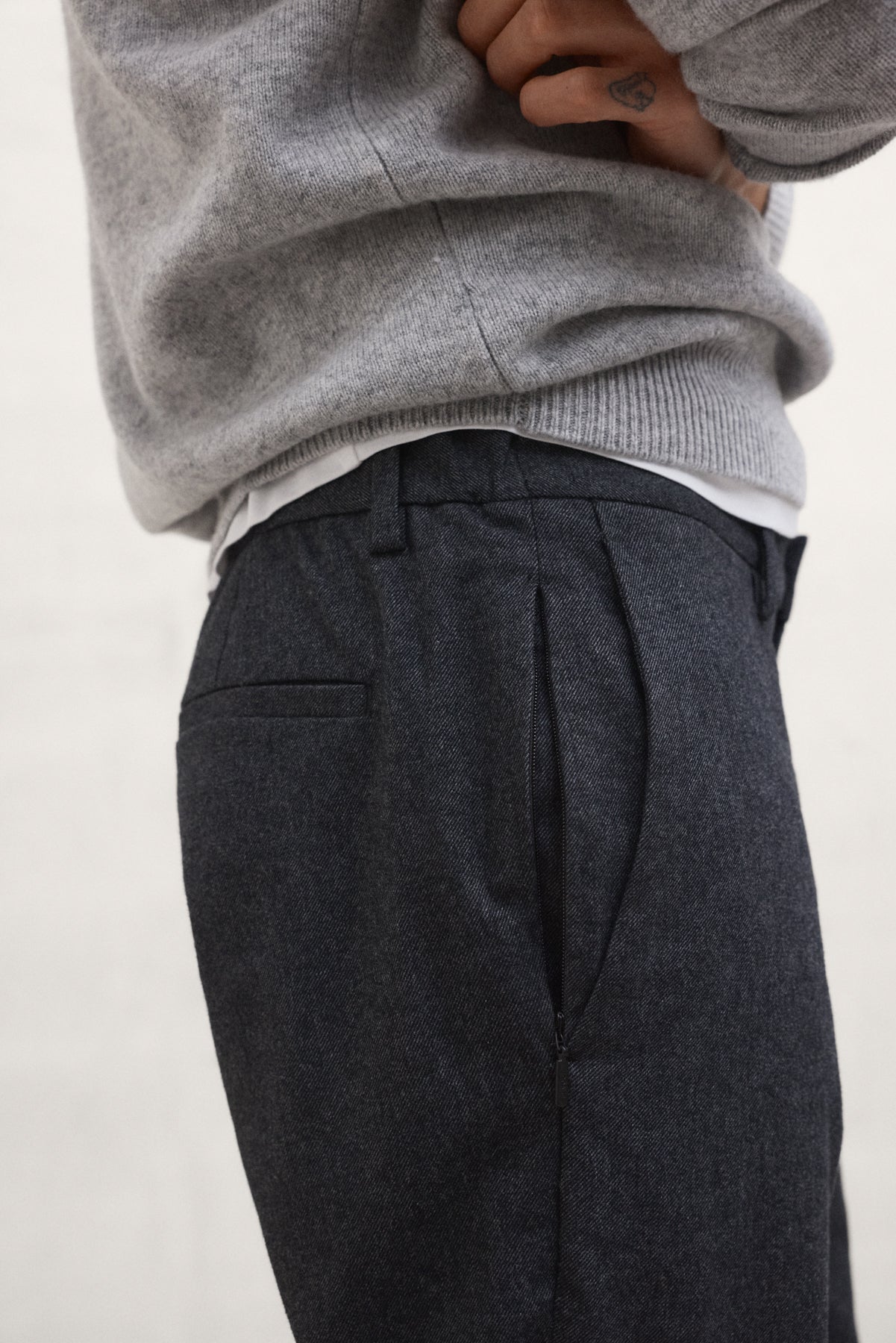 PANTALON BAFI GRIS FONCÉ