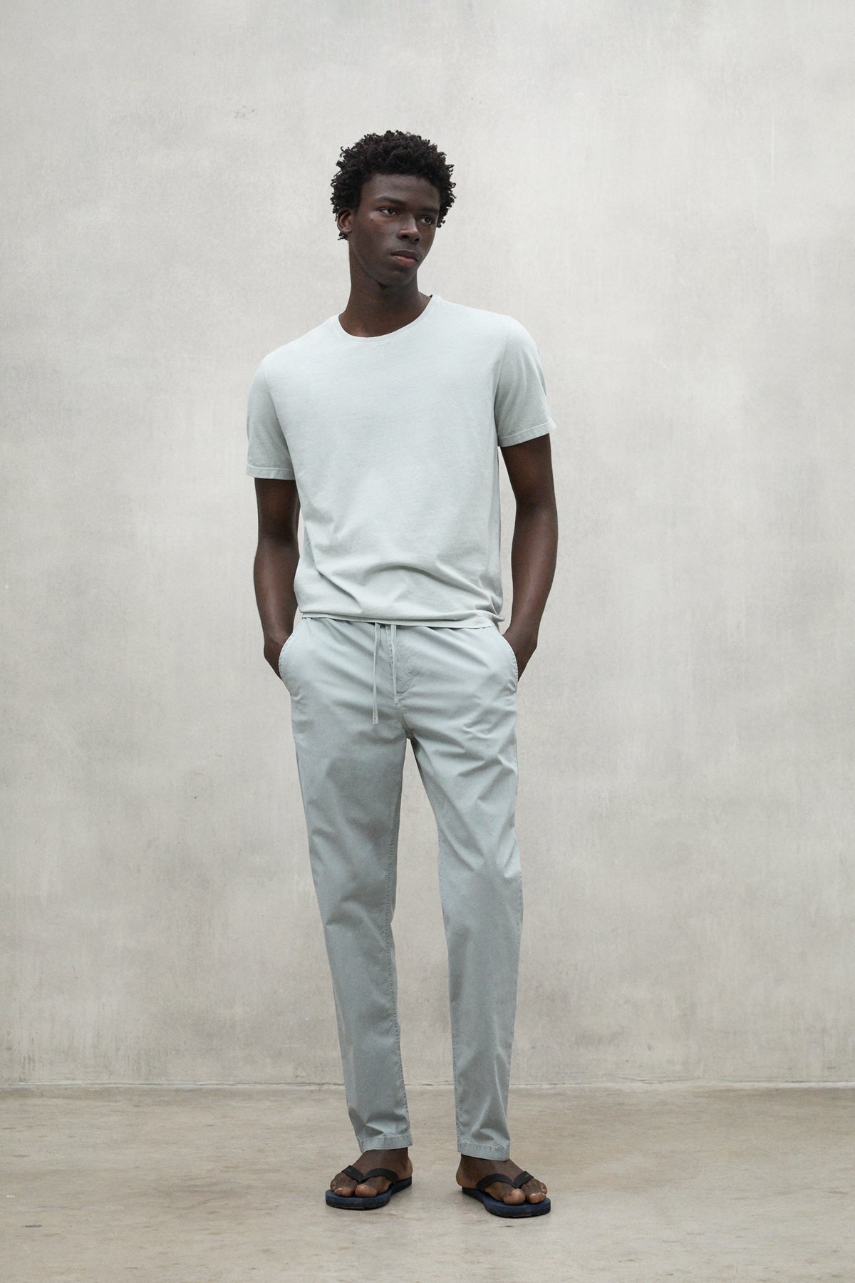 PANTALON ETHIC VERDE AGUA