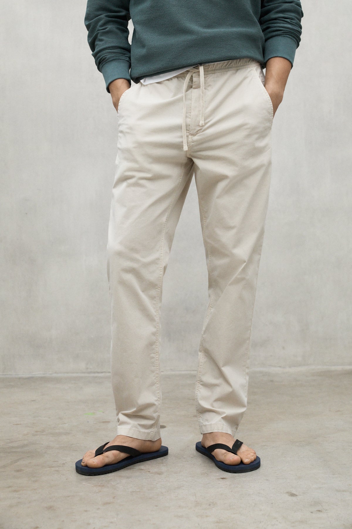 BEIGE ETHIC TROUSERS