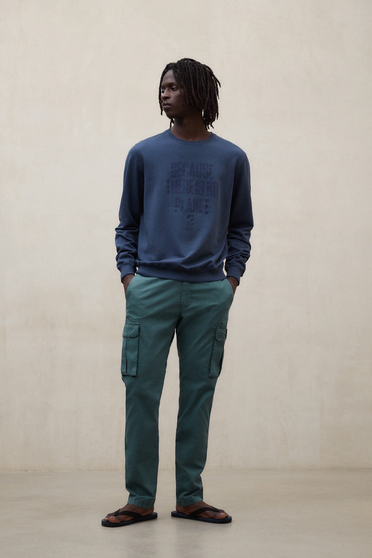 GREEN ETHICARGO TROUSERS