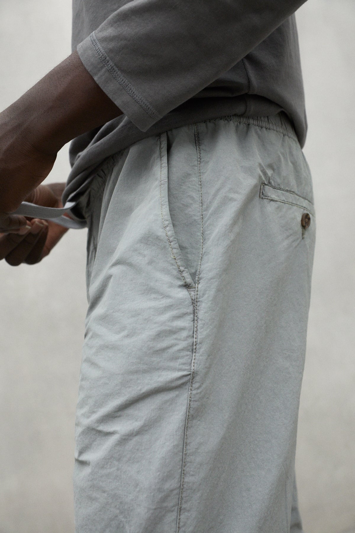 HOSE ETHIC NYLON HELLGRAU