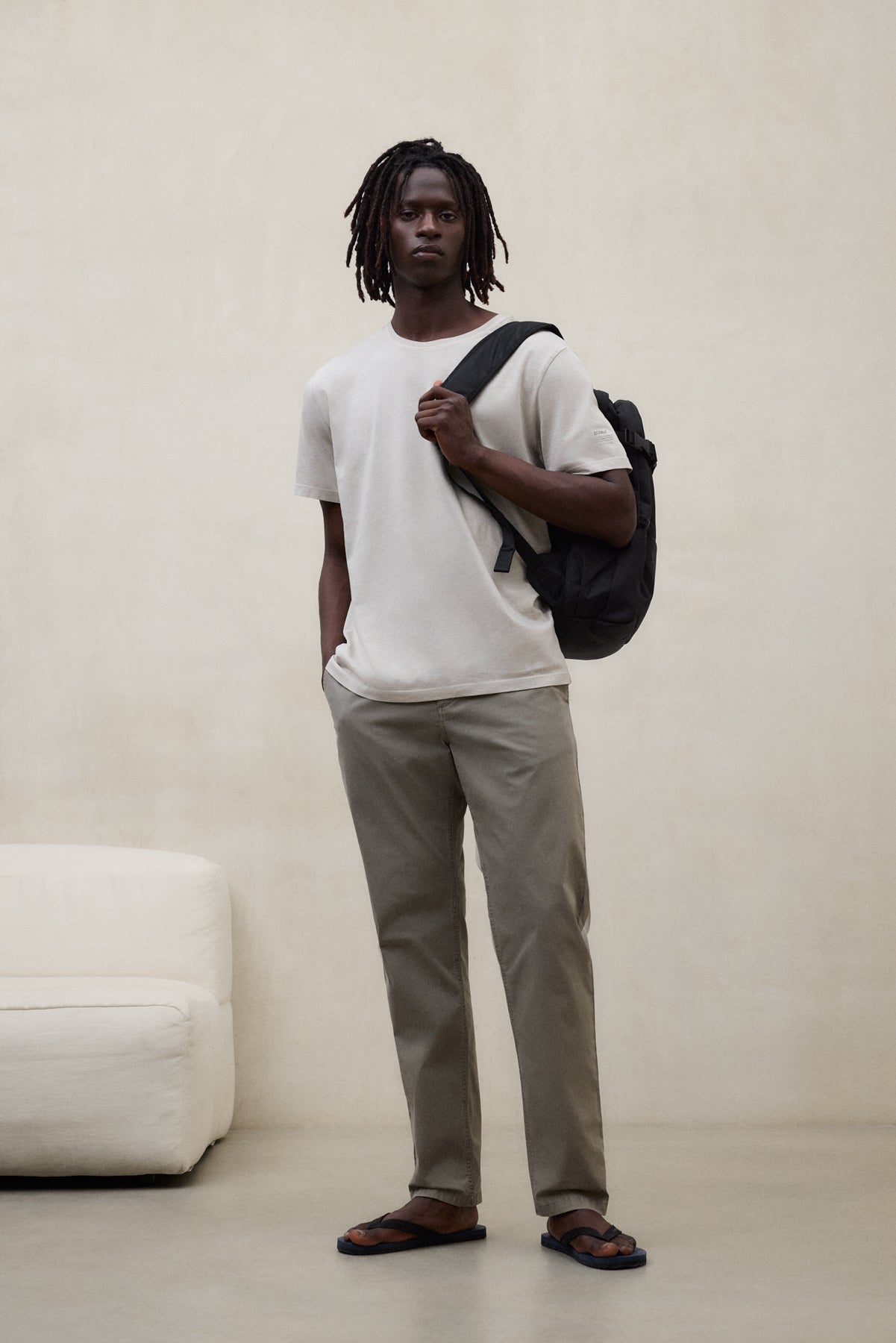 PANTALONI ETHIWIN MARRONI
