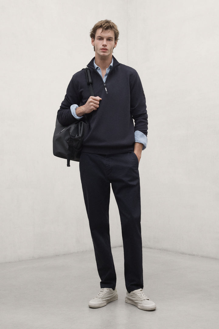 PANTALON ETHIWIN BLEU MARINE