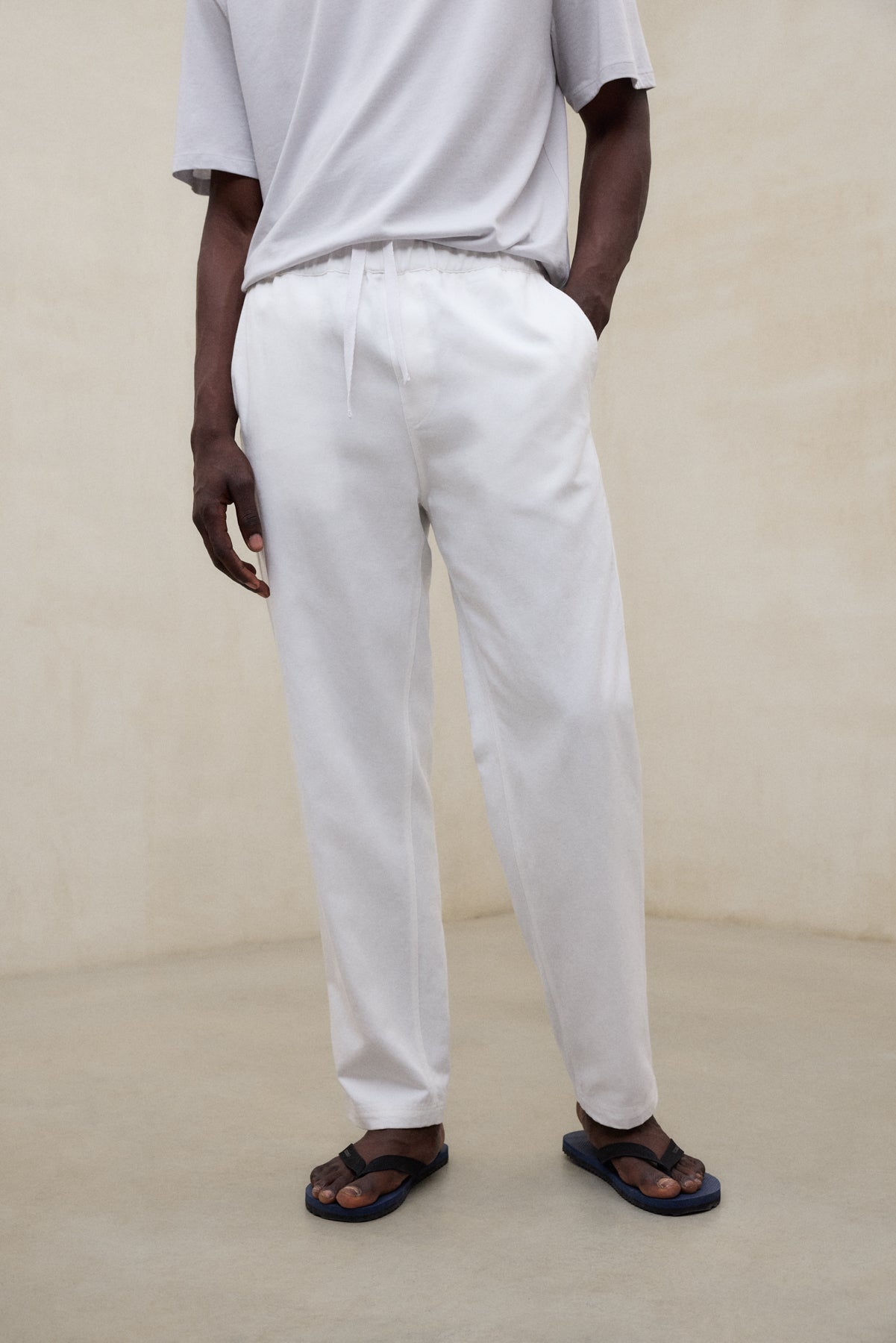 PANTALON GINA BLANC